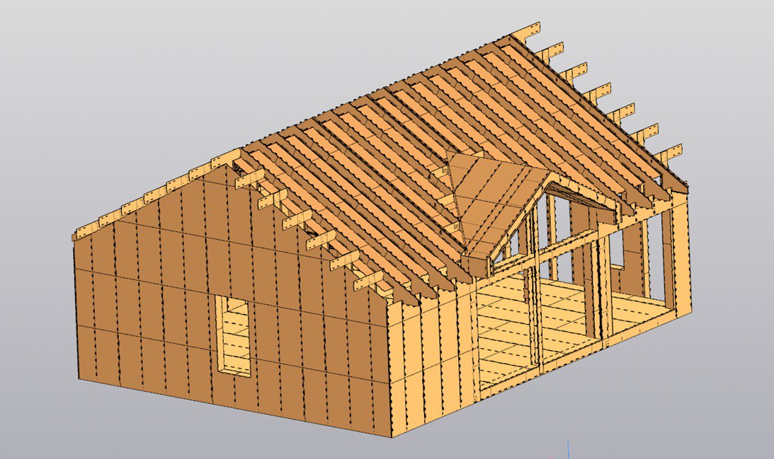 Проект "Дом 80 с эркером с перегородками" - изображение 2